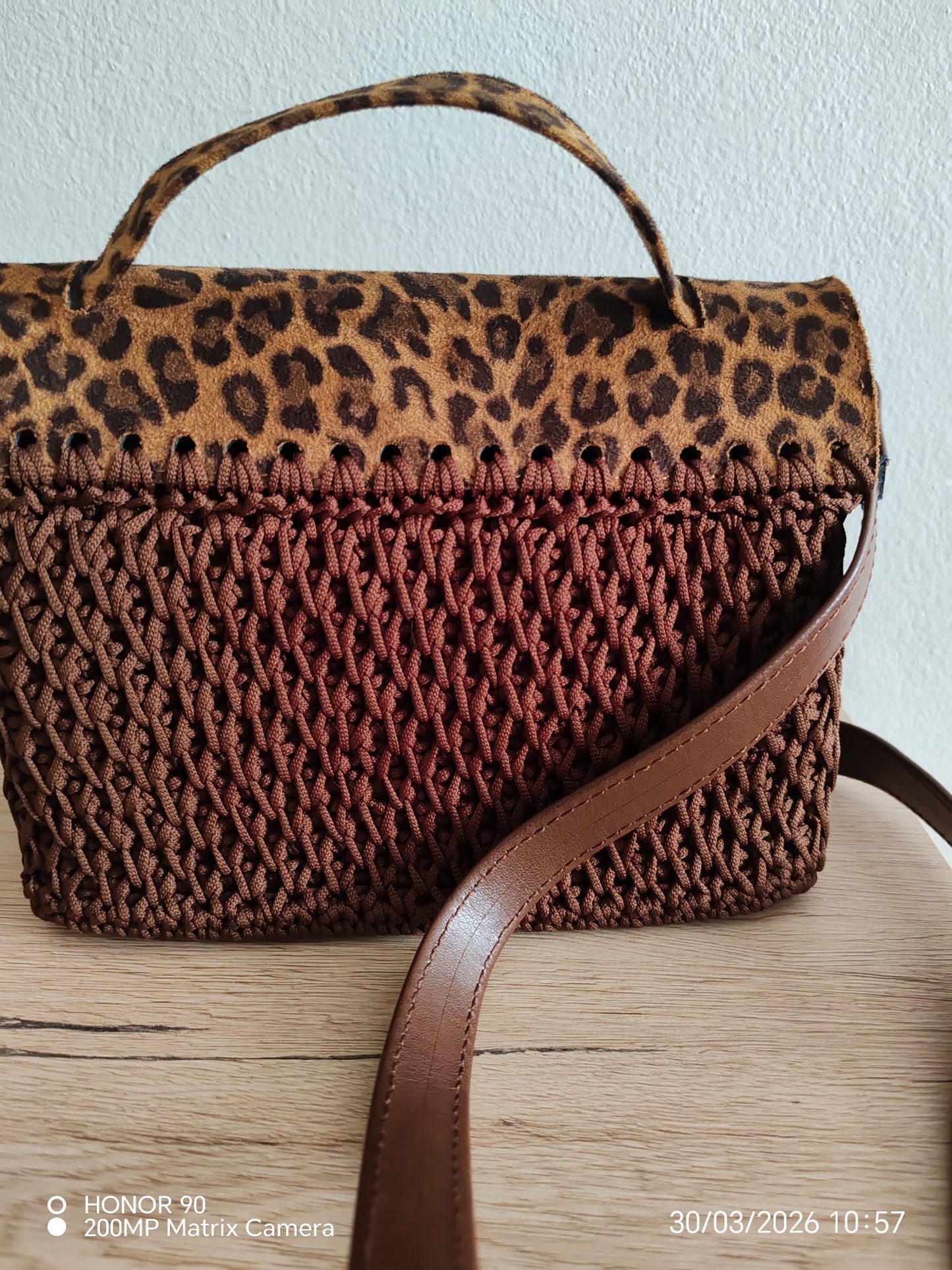 Tasche „Leopardo Intrecciato“ – Einzigartige Handarbeit