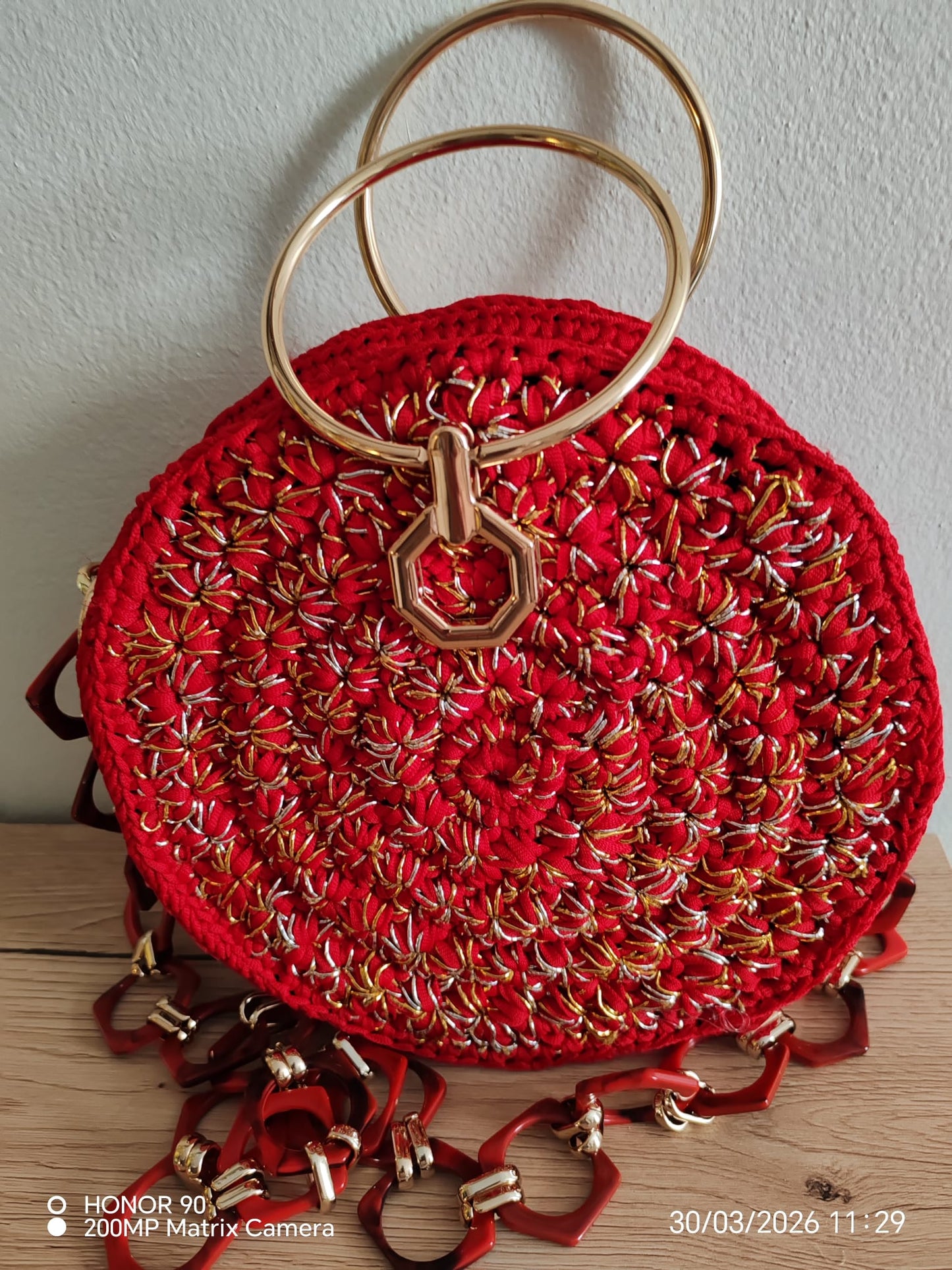 Sac Fleur Dorée