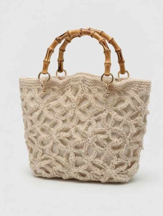 Sac fourre-tout - Dentelle de bambou