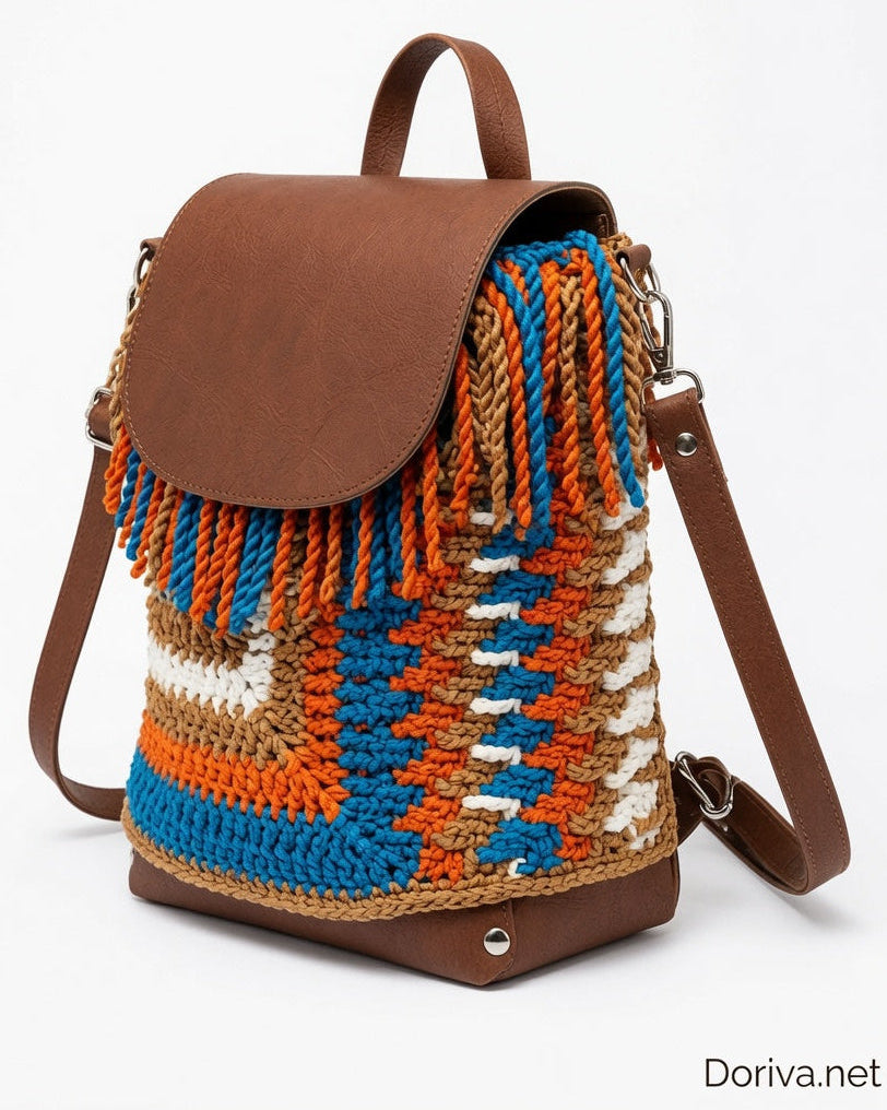 Boho Fransen Rucksack