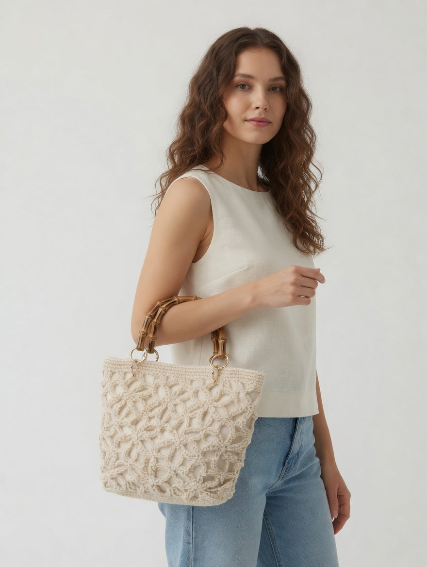 Tote-Bag - Bamboo Lace