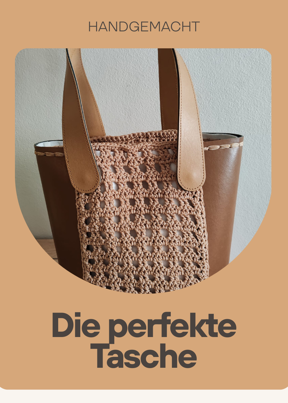 Sac en cuir et crochet fait à la main – Doriva Handmade