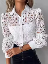 Spitzenblusen für Damen Elegant