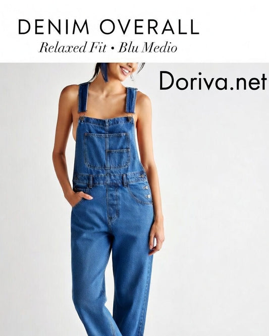 Combinaison en jean à la mode pour femme, coupe ample, bavette classique, jean décontracté, combinaison en jean extensible, jambe fuselée, pantalon en jean