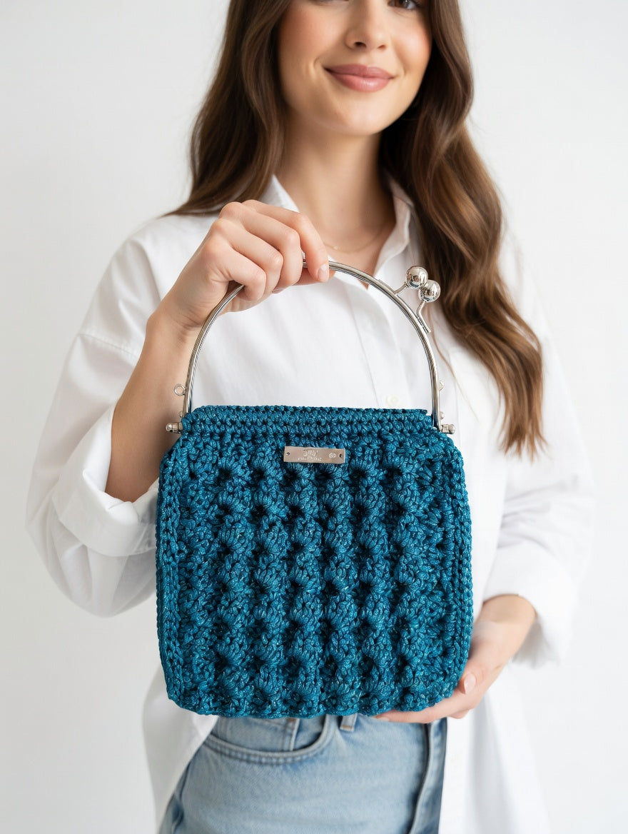 Sac à main « Sirena Frame » – Sac de créateur au crochet