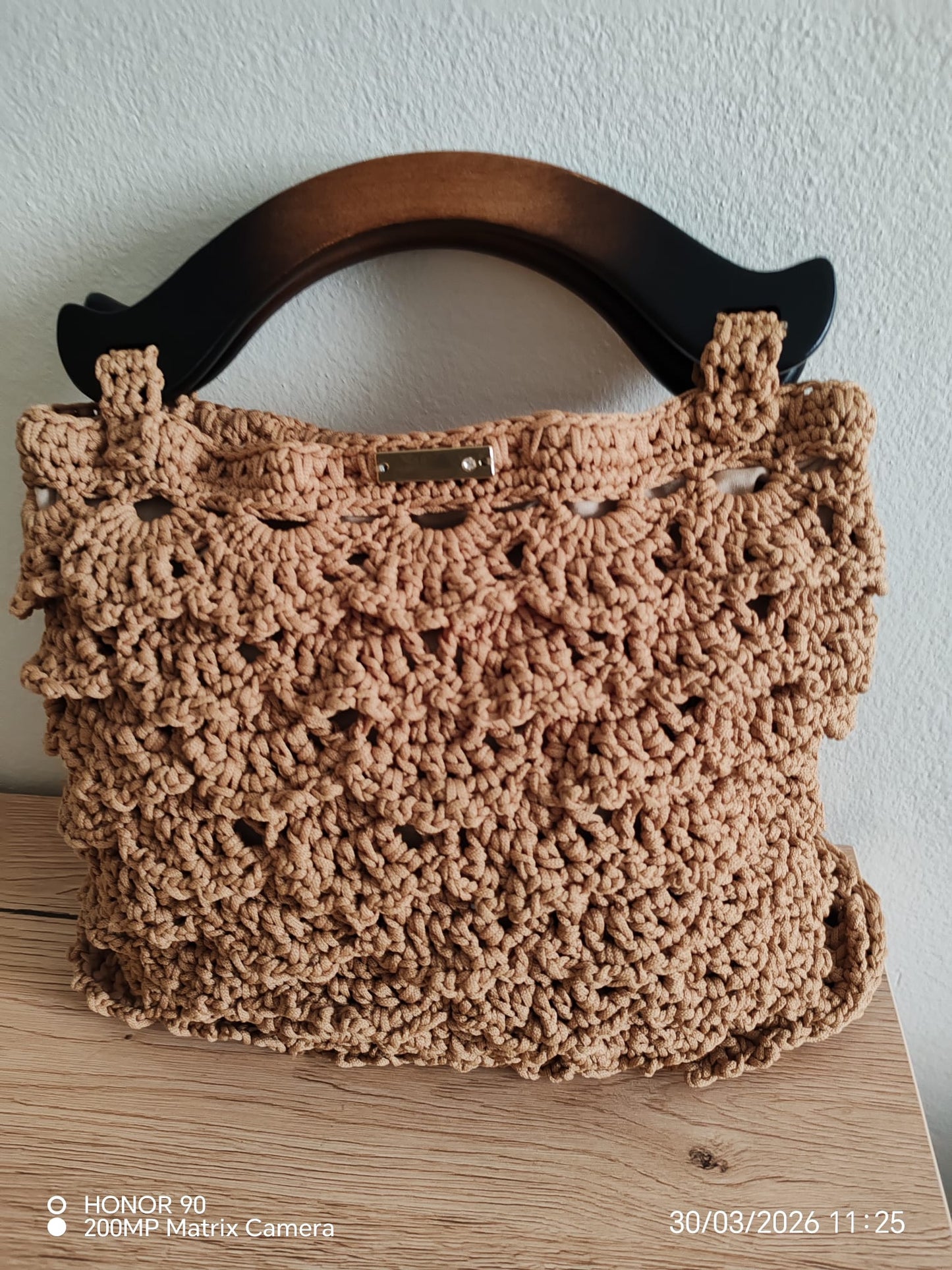 Sac Spitzenharmonie – Sac au crochet fait main 100 % coton