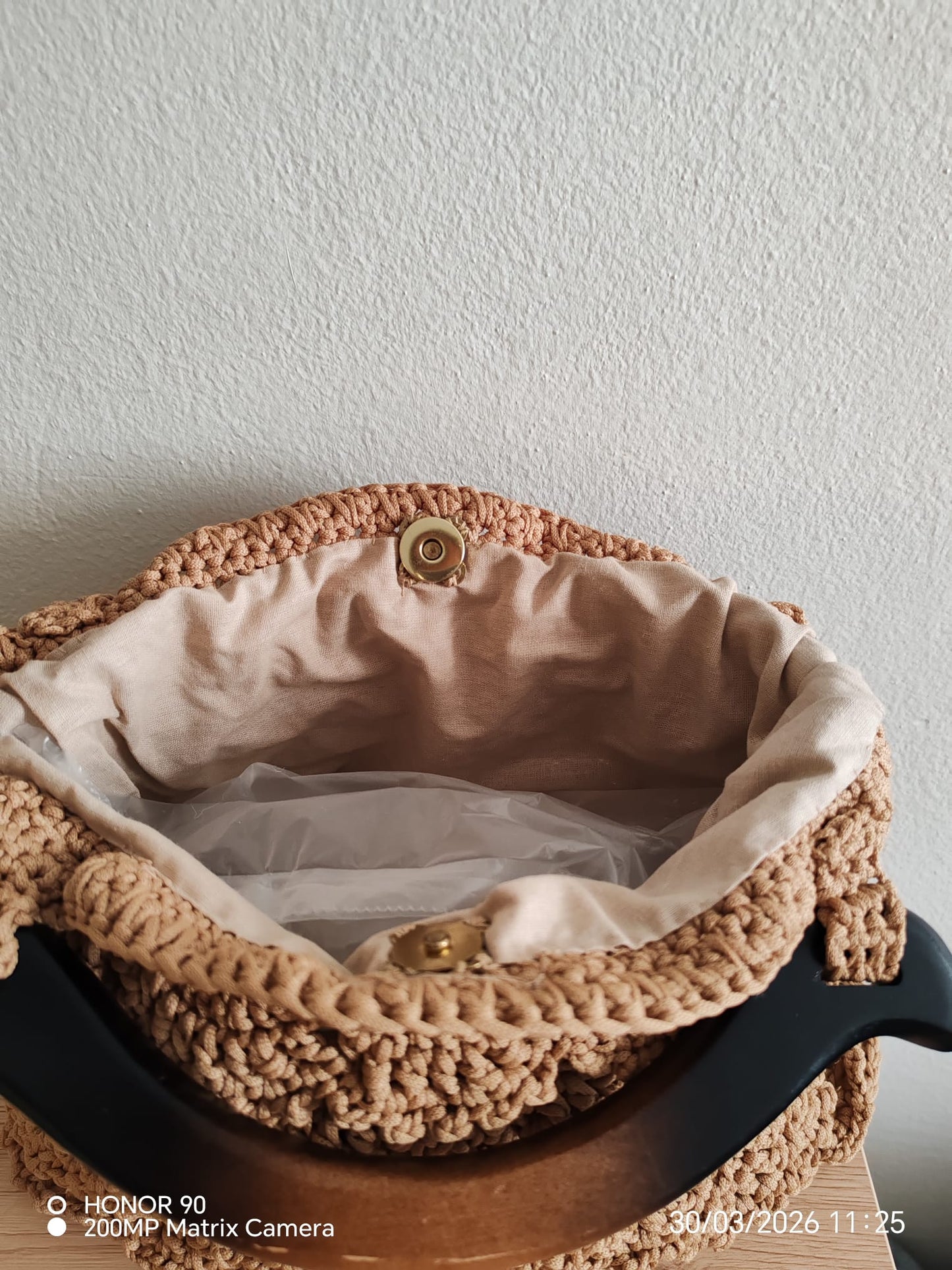 Sac Spitzenharmonie – Sac au crochet fait main 100 % coton