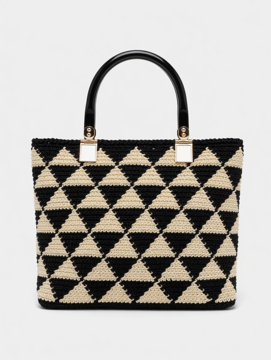 Geo Triangle Tote Tasche