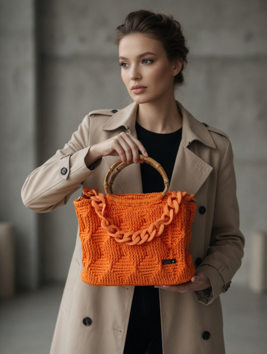 Boho Bambus Chain Tasche